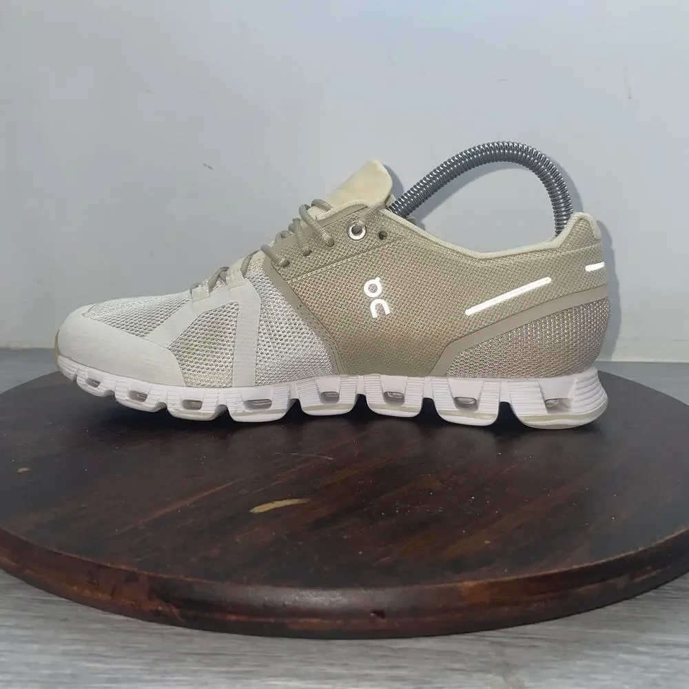 On Cloud 5 Women's Athletic Running Sneakers Shoes Cream/Sand Comfort Size 7.5